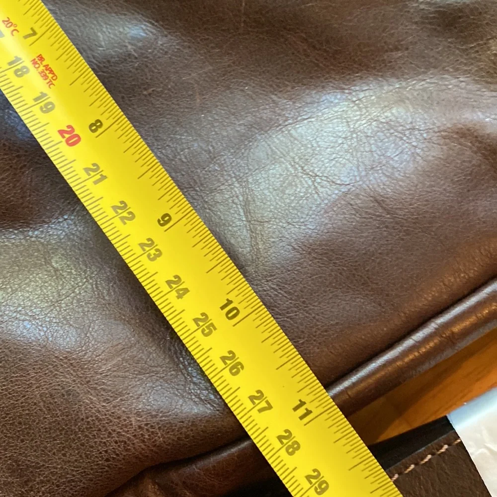 Valentina In Pell Brown Genuine Leather Briefcase Made In Italy
